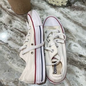 White Converse Size 6